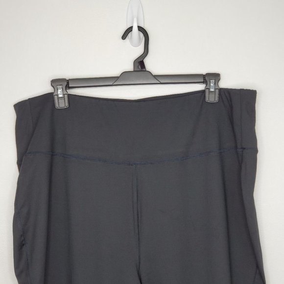 Tracy Anderson for G.I.L.I. Black Regular Knit Hight Waisted Ankle Leggings 3X - Picture 3 of 9